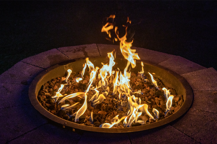 RV Park Fire Pit at 30A Luxury RV Resort near 30A, FL